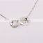 Elegant 925 silver 8 shape pendant chain 2016 factory wholesale