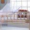 New Zealand Pine Wood Baby Cradle with wheels