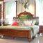 Antique bedroom furniture set solid wood double size bed AET-KM21