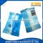 Plastic bag packing wet wipe PET/PE plastic material with sticker/ baby wipes packaging