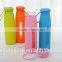 Portable 360ML 500ML New Products Sport Colorful Glass Water Bottle + Soft Silicone Sleeve