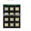 custom or in stock 12 keys usb metal material kiosk numeric keypad with brushed or anodized process