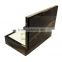 Wholesale factory supply custom design wooden watch storage box with gold button