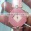 The new trend special hexagon watch with delicate leather band colorful dial for lady