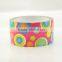 Bright Colors Bubble Pattern PE Easy Tear Tape