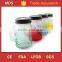 New arrival glassware buy green mason jar with straw