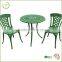 3 Piece Bistro Set Outdoor Furniture multiple color available cast aluminum used patio furniture