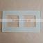 2 gang lighting switch glass frame