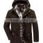 2014 winter fashion men's large size thick cotton-padded jacket