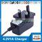 4.2v 1a universal charger for power tool batter au us uk eu power charger YJP-042100 CE-EMC CE-LVD RoHS