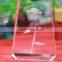 Beautiful 3D laser engraved Crystal Gift for Souvenir Home Decoration