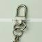 Highly-reflective Metal Material keychain,bag hanging charm decorative keychain with snap hook