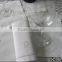 Hand hemstitch white linen table cloth No.7