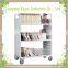 China Professional Manufacturer library book trolley metal bookcart book carts 2 tier