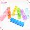 Plastic Removable Rainbow Weekly 7 Days Am Pm Pill Box