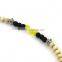 Original Natural Wood Beads Dull Polish Alloy Ball Jade Ball Long Tassels Beaded Necklace