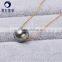 wholesale jewelry 10--11mm black tahitian pearl jewelry set pendant