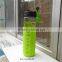 wide mouth with silicone sleeve clear pyrex glass water bottles