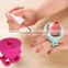 2 finger ring silicone wearable nail polish holder
