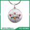 Wholesale bulk metal basketball t shirt jersey printed souvenir keychain