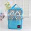 Three layers portable travel shoe storage bag