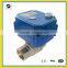 CWX -25S 2 way electric ball valve, manual ball valve 12V DC battery, 3/4" 1"stainless steel