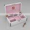 High glossy wooden jewelry boxes with key lock