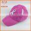 Pink Ribbon Breast Cancer Awareness Pink Embroidery Baseball Cap