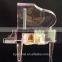 2016 wholesale new pink crystal glass grand piano