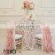 Pink chair sashes