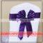 2016 new design banquet stain chair bow for wedding