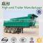 LOW PRICE HIGH QUALITY HYDRAULIC TIPPER SEMI TRAILER