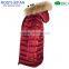 Duck Down Hooded Jacket with Detachable Raccoon Fur New Children Clothing 2016 Winter