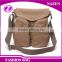 trendy PU leather trimmings handbag travel style big tote unisex canvas sling bags