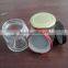 Personalized 85ml Size Mini Glass Jar With Colored Lid