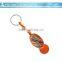 plastic trolly coin keychain, custom made keychains