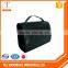 Portable PU leather toiletry wash bag with handle