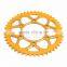 Chinese wholesale high performance CNC machined motorcycle chain sprocket from tarazon