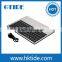 universal aluminum bluetooth 3.0 aluminum tablet keyboard/mobile phone keyboard for ios/windows/android