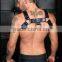 New Cowhide Napa Leather Men's HARNESS Colorful Edges GAY FETISH