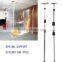Spring aluminum telescopic support pole