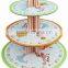 3 tires customized corrugated paper wedding cake stand cake decorating