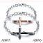 China Wholesale High Quality Metal Chain Stainless Steel Bracelet Men And Women