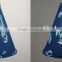 hot selling new design blue fabric lampshade with lovely cray for desk lamp decor