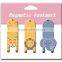 Unique magnetic bookmarks Promotional magnetic bookmark magnetic stationary