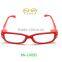 Plastics red Reading glasses made in china