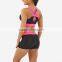 Womens Sports Top Infinity Fitness Bra With Removable Padding Cross Strap Back