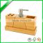 Wholesale China Small Bath Items Wood Plastic Bathroom Accessories Set