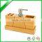 eco-friendly & hight quality bamboo bathroom accessory set for sale