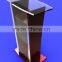 Top grade custom acrylic church pulpit, plexiglass podium for sale